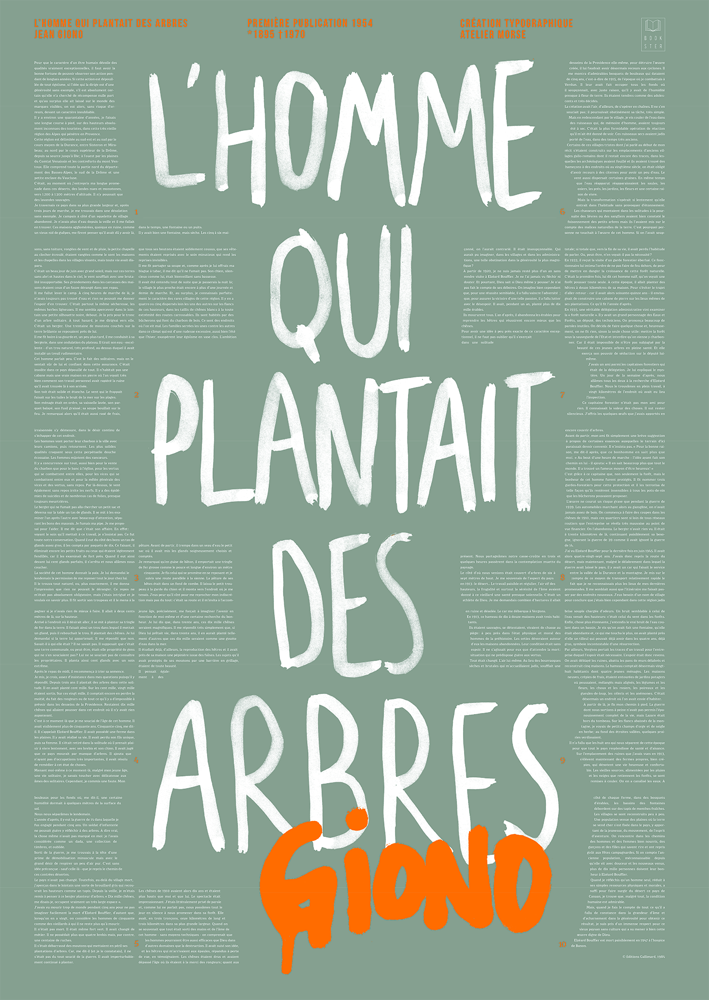 L'homme qui plantait des arbres – Jean Giono